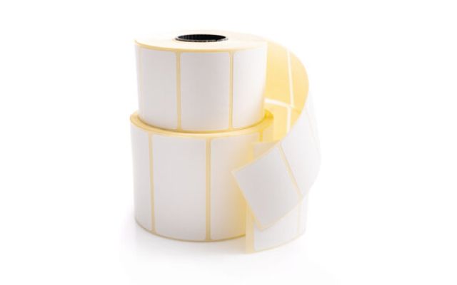 Stock image of blank labels