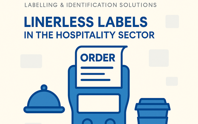 Hopsitality Linerless Labels