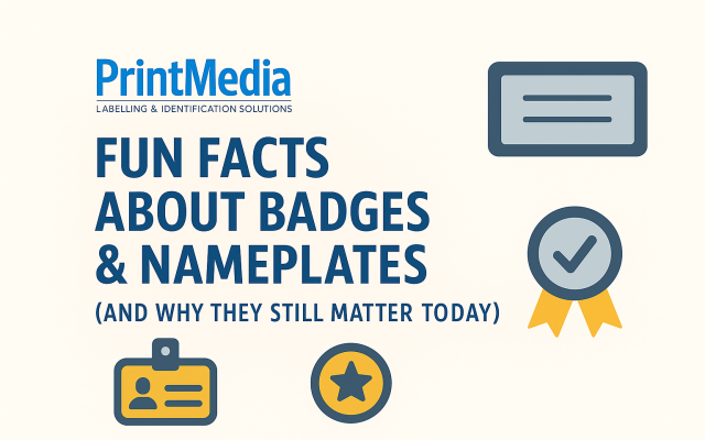 Fun Facts About Badges & Nameplates Blog Image