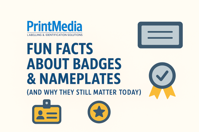 Fun Facts About Badges & Nameplates Blog Image