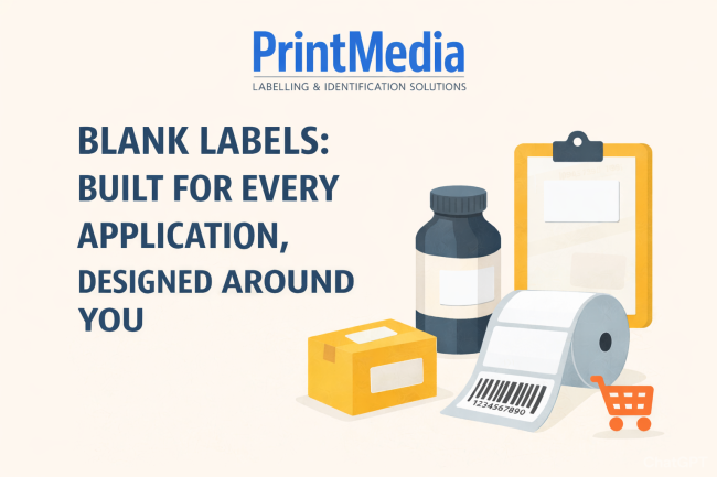 Blank Labels: Built for Every Application, Designed Around You